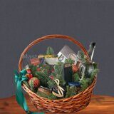 Подарочная корзина "Подарок от Деда Мороза"