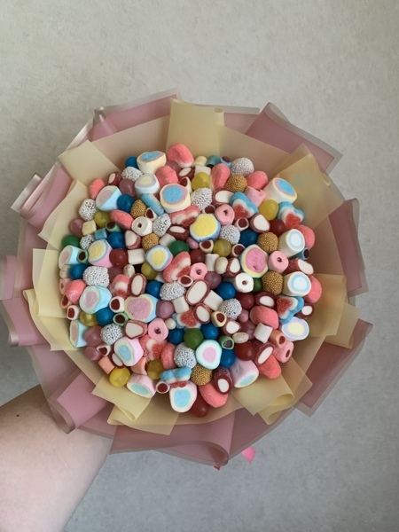 мастер-класс букет из конфет